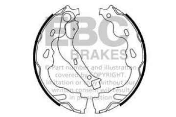 Preview: EBC Premium Bremsbacken 6614 für Toyota Aygo B10 1.0 hinten