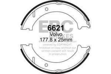 Preview: EBC Premium Handbremsbacken 6621 für Volvo V70 (2) 285 R 2.5 T AWD