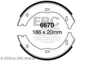 Preview: EBC Premium Bremsbacken 6670 für Mercedes-Benz Vito W639 110 CDI