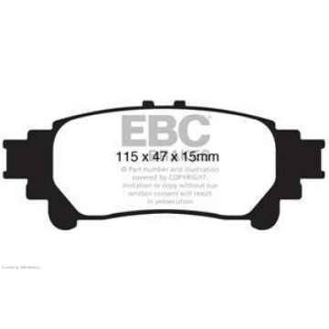 Preview: EBC Redstuff Bremsbeläge DP31850C für Lexus RX (3) GYL1_, GGL15, AGL10 450h hinten