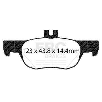 EBC Blackstuff Bremsbeläge DPX2413 für Mazda CX-30 DM SKYACTIV-G M Hybrid hinten