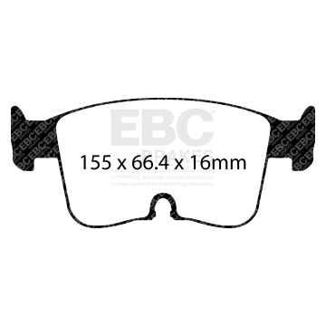 Preview: EBC Blackstuff Bremsbeläge DPX2479 für VW GOLF VIII CD1 1.0 eTSI vorne