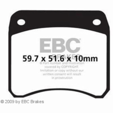 EBC Extreme Pro Bremsbeläge für Triumph TSS 750 ( 8 Ventile) Vorderachse - EPFA016HH