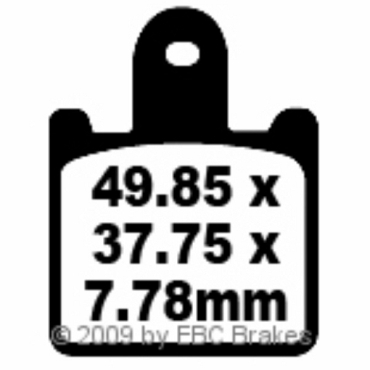 EBC Goldstuff Bremsbeläge für Kawasaki Z 750 R Non ABS (ZR 750 NBF) Vorderachse - FA417/4HH