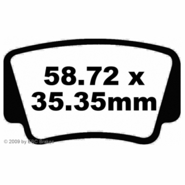 Preview: EBC Goldstuff Bremsbeläge für KTM XC 450 Quad Hinterachse - FA463R