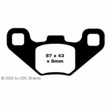 Preview: EBC Goldstuff Bremsbeläge für Polaris Side x Side Ranger RZR 170 Vorderachse - FA490R