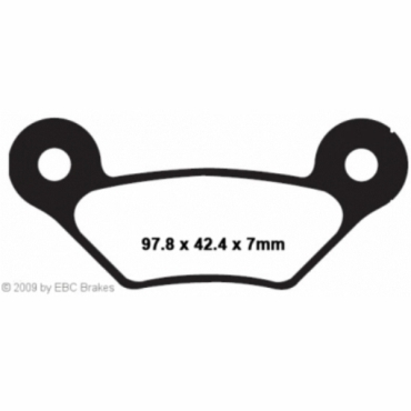 Preview: EBC Goldstuff Bremsbeläge für JCB Utility Vehicles Workmax 1000D (6x4) Vorderachse - FA609R