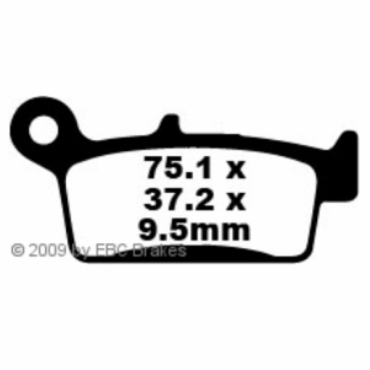 Preview: EBC Scooter Bremsbeläge für Kymco CX 50 Super (PR50AC) Vorderachse - SFA233