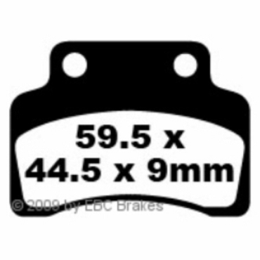 Preview: EBC Scooter Bremsbeläge für CPI Oliver 50 (alle Modelle) Vorderachse - SFA235