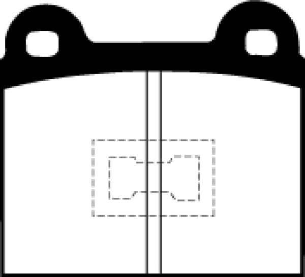 EBC Blackstuff Bremsbeläge DP194 für VW Jetta 1 16 1.5 vorne