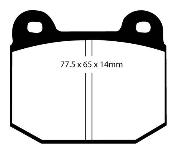 EBC Orangestuff Bremsbeläge DP9197/2 für Lotus Elise 1  1.8 vorne