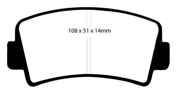 EBC Blackstuff Bremsbeläge DP207 für Mazda RX 7 (1) SA 1.1 Wankel vorne