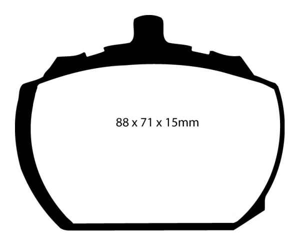 EBC Blackstuff Bremsbeläge DP240 für Ford Transit 3 V 2.5 D vorne