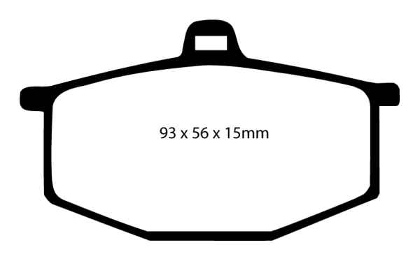 EBC Blackstuff Bremsbeläge DP284 für Renault 4 112 0.8 vorne