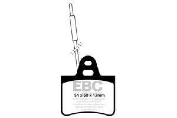 EBC Blackstuff Bremsbeläge DP412 für Citroën Mehari  0.6 hinten
