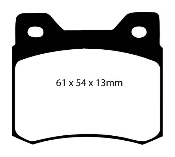 EBC Blackstuff Bremsbeläge DP464 für Mercedes-Benz 190 W201 2.0 hinten