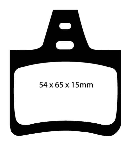 EBC Blackstuff Bremsbeläge DP795 für Citroën Xantia X2 3.0 V6 hinten