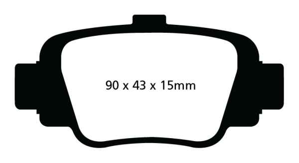 EBC Blackstuff Bremsbeläge DP998 für Nissan Micra II K11 1.0i 16V hinten