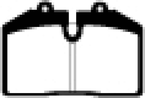 EBC Redstuff Bremsbeläge DP31013C für Audi 80 8C, B4, P1 2.3 RS2 quattro vorne