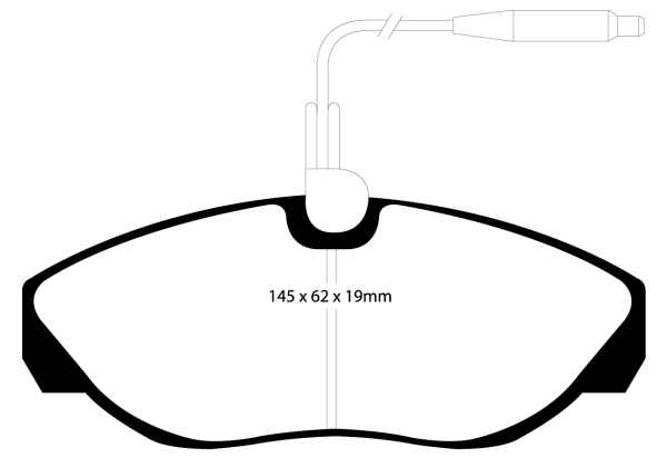 EBC Blackstuff Bremsbeläge DP1024 für Fiat Ducato 3 230L 1.9 TD vorne