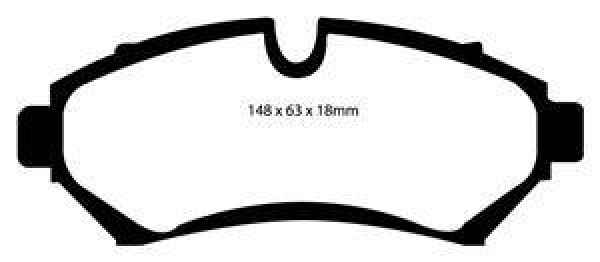 EBC Redstuff Bremsbeläge DP31100/2C für Cadillac Seville  4.6 vorne