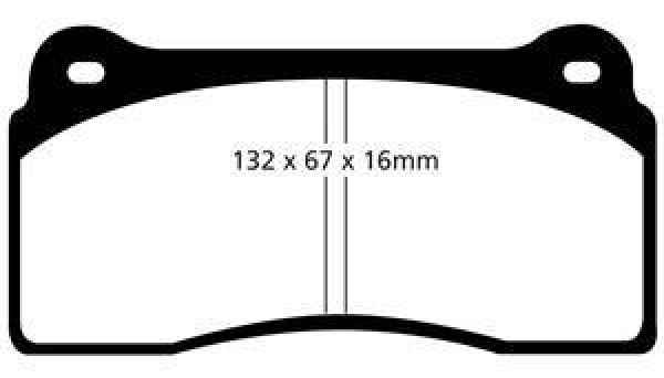 EBC Orangestuff Bremsbeläge DP91110 für BMW 1 E81 120d vorne