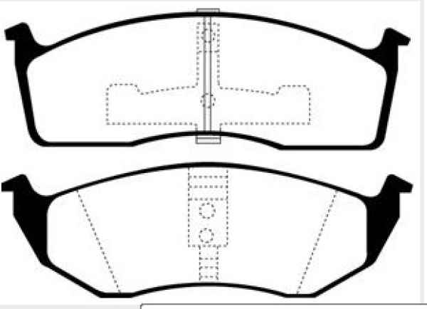 EBC Blackstuff Bremsbeläge DP1123 für Dodge (USA) Vision  3.5 vorne