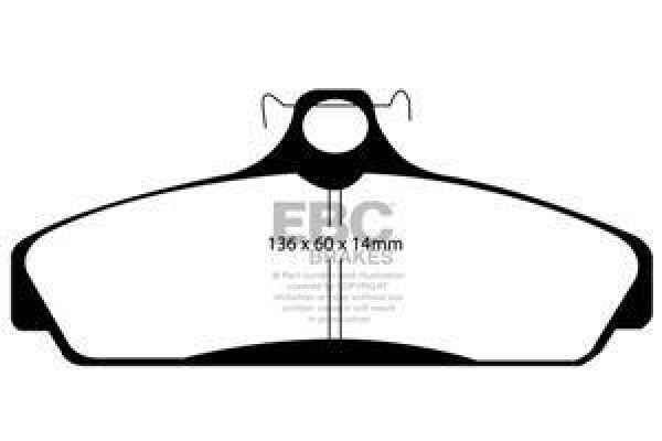 EBC Redstuff Bremsbeläge DP31152C für Chevrolet Corvette C4  5.7 vorne