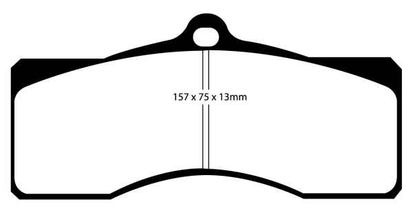 EBC Redstuff Bremsbeläge DP31155C für BMW 1 E81 118d vorne