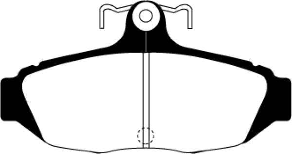 EBC Redstuff Bremsbeläge DP31172C für Ford (USA) Thunderbird  3.8 Supercharged hinten