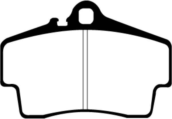 EBC Rennbremsbeläge RP-X DP81208RP1 für Porsche Boxster 986 2.7 hinten