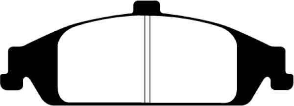 EBC Greenstuff 2000 Bremsbeläge DP21243 für Oldsmobile Cutlass  3.1 vorne