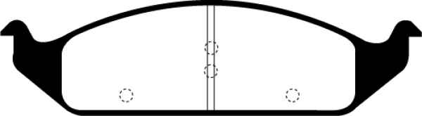EBC Greenstuff 2000 Bremsbeläge DP21251 für Chrysler Cirrus  2.0 LX vorne