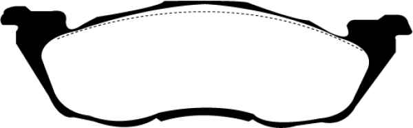 EBC Yellowstuff Bremsbeläge DP41276R für Dodge (USA) Dakota  2.5 4WD vorne