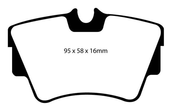 EBC Greenstuff 6000 Bremsbeläge DP61284 für Renault Trafic 2 FL 2.0 16V hinten