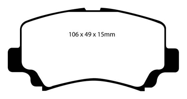 EBC Blackstuff Bremsbeläge DP1291 für Suzuki Wagon R+ EM 1.2 vorne