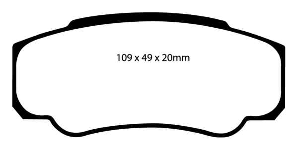 EBC Blackstuff Bremsbeläge DP1378 für Fiat Ducato 4 244, Z 2.0 4x4 hinten