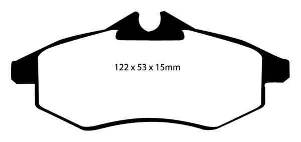 EBC Blackstuff Bremsbeläge DP1434 für Citroën C2 JM_ 1.4 vorne
