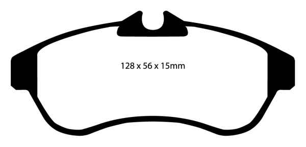 EBC Greenstuff 2000 Bremsbeläge DP21435 für Citroën C3 FC_ 1.6 16V vorne