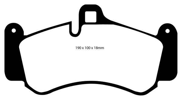 EBC Redstuff Bremsbeläge DP31516C für Porsche 911 996 3.6 GT2 vorne