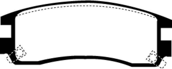 EBC Redstuff Bremsbeläge DP31609C für Cadillac Eldorado  4.6 hinten