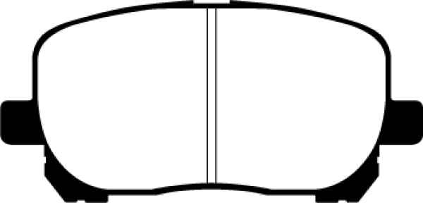 EBC Greenstuff 2000 Bremsbeläge DP21637 für Pontiac Vibe  1.8 vorne