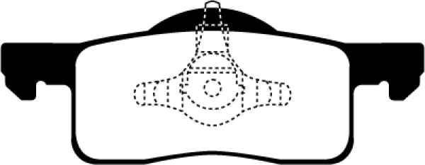 EBC Blackstuff Bremsbeläge DP1652 für Ford (USA) Expedition  4.6 4WD hinten