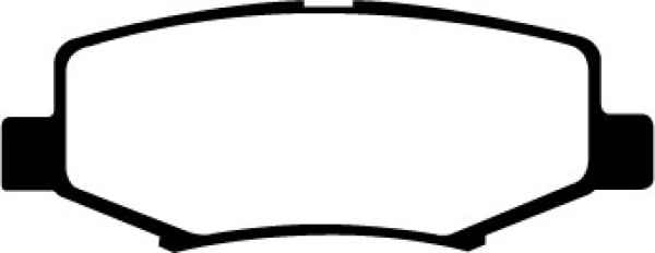 EBC Greenstuff 6000 Bremsbeläge DP61799 für Jeep Wrangler 2 TJ 3.8 Rubicon Heckantrieb hinten