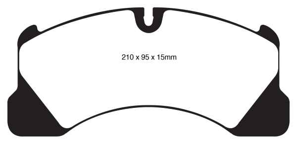 EBC Bluestuff NDX Bremsbeläge DP51835NDX für VW Touareg 7P5 4.2 V8 FSI vorne