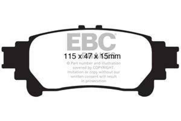 EBC Greenstuff 2000 Bremsbeläge DP21850 für Lexus RX (3) GYL1_, GGL15, AGL10 450h vorne