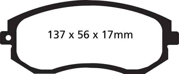 EBC Yellowstuff Bremsbeläge DP41884R für Subaru Forester SJ 2.0 X vorne