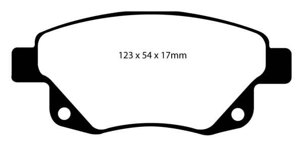 EBC Blackstuff Bremsbeläge DP1918 für Ford Transit 6  3.2 TDCi hinten