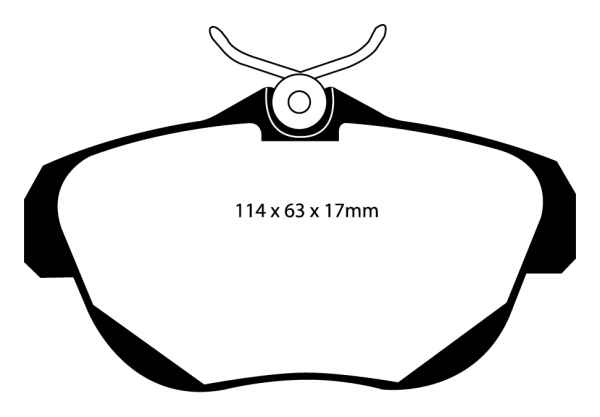 EBC Blackstuff Bremsbeläge DP1962 für Citroën C6 TD_ 3.0 V6 hinten