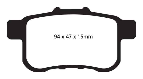 EBC Blackstuff Bremsbeläge DP1987 für Honda Accord 8  2.2 i-DTEC hinten